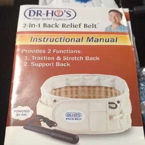 Beige 2-in-1 Back Relief Belt